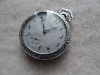 Ingersoll Junior Vintage Mechanical Wind Up Made in USA Pocket Watch 2