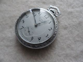 Ingersoll Junior Vintage Mechanical Wind Up Made in USA Pocket Watch 4