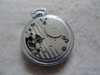 Ingersoll Junior Vintage Mechanical Wind Up Made in USA Pocket Watch 5