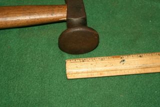 FINE RARE Antique 19TH C Cobbler Shoemaker Leather Hammer INV PD67 5