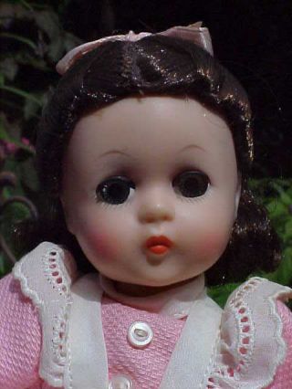 Sweet 12 " Vintage Madame Alexander Lissy Doll W Brunette Hair Beth Little Women