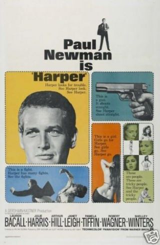 Harper Paul Newman Vintage Movie Poster Print 2