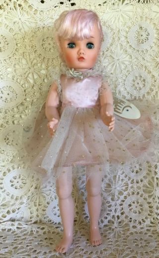 Vintage Uneeda Magic Fairy Princess 21” Doll Bend Knee Walker Orignal Outfit