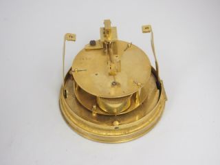 Antique French 8 Day Clock Movement White Porcelain 24hr Dial Timepiece Movement 4