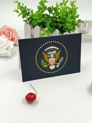 White House Presidential Seal Greetings Note Cards (set Of 10)