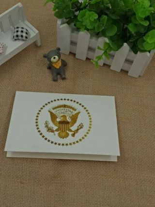 WHITE HOUSE PRESIDENTIAL SEAL GREETINGS NOTE CARDS (SET OF 10) 2