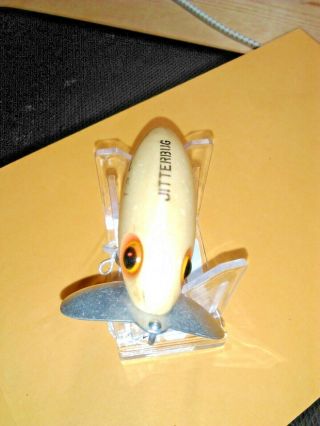 OLD LURE WE HAVE A FRED ARBOGAST WHITE JITTERBUG FOR BASS/WPAT.  ' S. 3