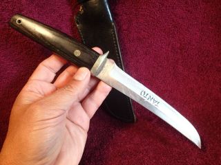 Vintage Sharp C.  Jul.  Herbertz Japan " Tanto " Knife No.  471 With Sheath