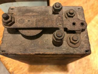 Antique 1900 ' s Ford Model T Model A Wood Box Battery Ignition Coil 5