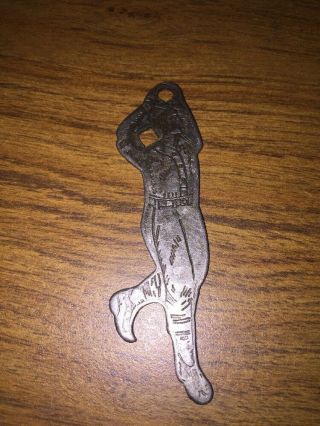 Coca Cola Baseball Bottle Opener MLB Hall of Fame Canton Patina Antique Style 5