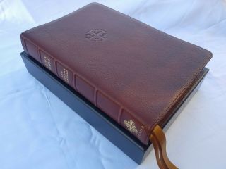 Schuyler Quentel Bible - Nasb Antique Marble Brown -
