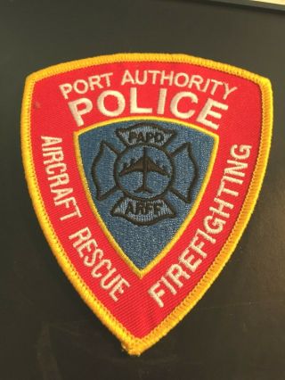 Port Authority Police Arff Ny/nj Proposed Patch Red.  " Papd " Not Fdny Or Nypd