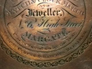 Woodruff Margate Kent.  Copper Engraving print Plate,  Victorian,  watch clock 3