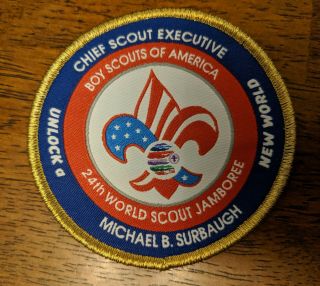 2019 World Scout Jamboree,  Bsa,  Chief Scout Executive,  Michael Surbaugh,  Signed