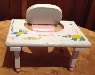 Vintage Vogue Ginnette Doll Baby Seat Furniture For Ginny Madame Alexander - Kins