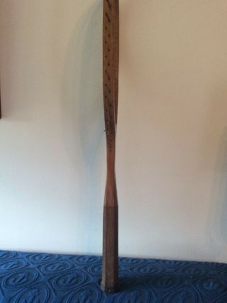 Antique 4 Leaf Clover Hallmark (H&I A&C) Wood Flat Top Tennis Racket 1900 ' s 14oz 4