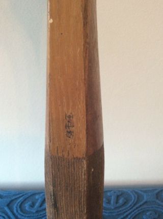 Antique 4 Leaf Clover Hallmark (H&I A&C) Wood Flat Top Tennis Racket 1900 ' s 14oz 7