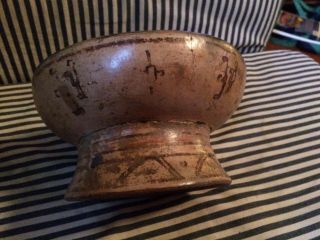 Authentic Pre Columbian Pottery Bowl,  Not Sure Of Origin,  100 Real