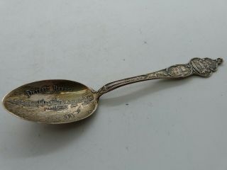 Vintage Watson Co.  Sterling Silver Collectible Spoon - " Detroit Harbor Michigan "