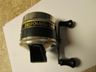 Vintage Zebco Omega One Spin Casting Fishing Reel Made In Usa