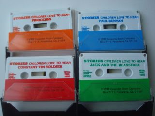 Cassette Book Co.  1983 Vintage Stories on Tape Four Favorite Fairy Tales 5