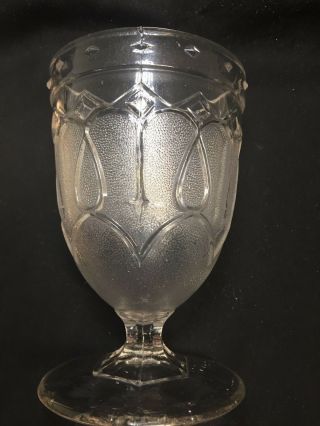 ANTIQUE EAPG Early American Pattern Glass SPOONER Loop and Dart with Diamond Orn 5