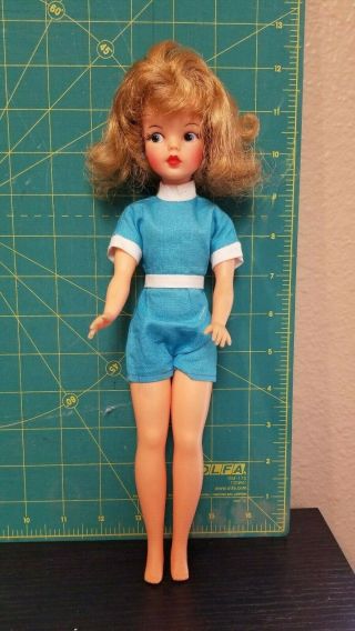 Vintage Ideal Toy Corp Tammy Doll Bs - 12 1 In Her Blue Outfit