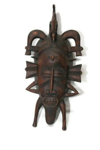 Art Africain Tribal - Masque Kpelie Senoufo - Senufo African Mask - 41 Cms