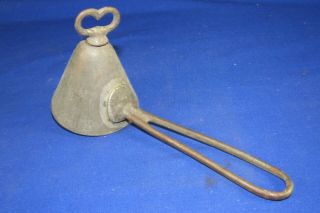Antique Cone Shaped Ice Cream Scoop,  Twist To Use,  Primitive Kitchen Tool,  Unmarked