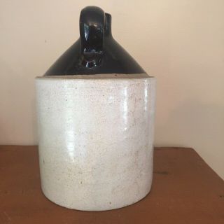 Antique / Vintage Stoneware Crock Jug Moonshine Whiskey 11 