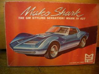 Amt & Mpc 1:25 Scale 63 Split Window Corvette Mako Shark Show Car