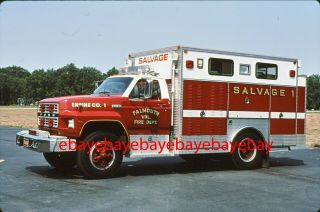 Fire Apparatus Slide,  Salvage 1,  Falmouth / Va,  1981 Ford / Evf