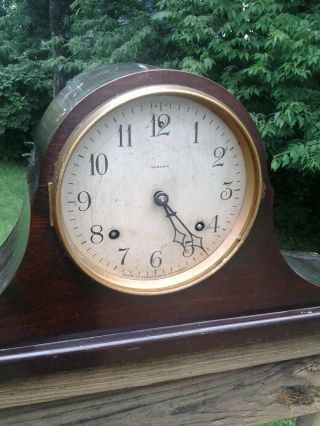 Antique Ansonia tambour style mantel clock 2