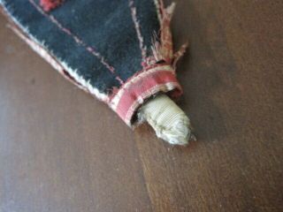 antique sampler Bridal bag needlework ceremonial marriage 18th or 19th c sewing 4