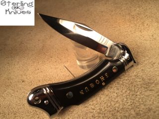 4 - 5/8 " Japan Vanadium Stainless Steel " Shogun " Clip Point Blade Folding Knife