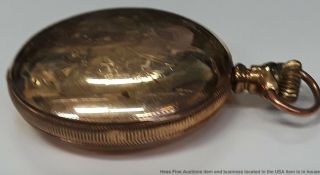 Antique Large Columbus Watch Company Pocket Watch 4