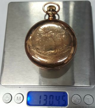 Antique Large Columbus Watch Company Pocket Watch 7