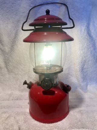 Vintage 200a Coleman Red Lantern 11/74  Camping