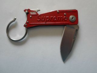 Supreme/sog Keytron Folding Knife Red,