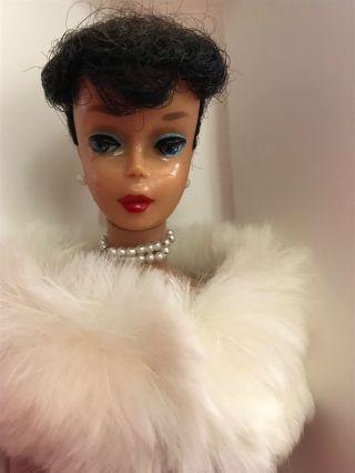Vintage 5 Brunette Ponytail Barbie