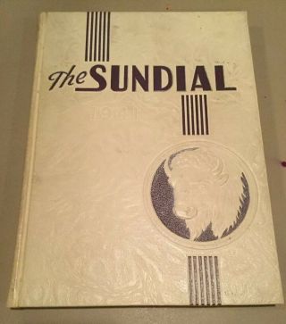 1941 Sundial Yearbook From Sunset High School In Dallas,  Texas