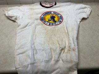 1957 Boy Scout National Jamboree Terry Tshirt - Size Large