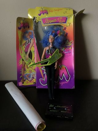 Jem And The Holograms Stormer Doll Clothes Shoes Guitar Instrument Hasbro Read