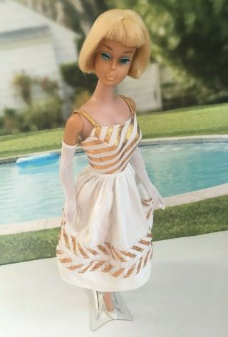 Vintage Barbie 1627 “Country Club Dance” (1965) Dress/Gloves/Shoes VGC/EX 3