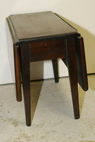 Small model of a wooden drop - leaf table,  almost 2 lbs,  Victorian era, 2