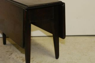 Small model of a wooden drop - leaf table,  almost 2 lbs,  Victorian era, 4