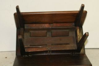 Small model of a wooden drop - leaf table,  almost 2 lbs,  Victorian era, 5