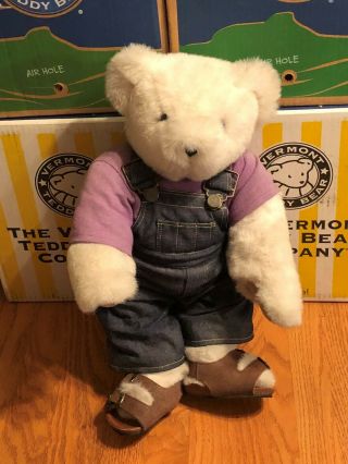 The Vermont Teddy Bear Co Love In My Yard Bear W/ Box