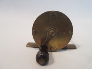 Vintage All Brass 1 3/4 " Fly Reel C.  Late 1800 