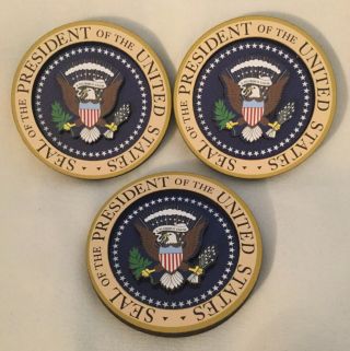 3 White House Seal Of The President Magnet E Pluribus Unum Eagle Sar Dar =three